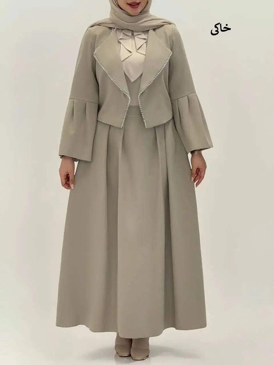 3581-کت و دامن روژان (ایراددار)